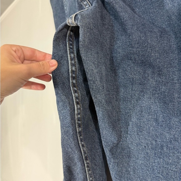 Wrangler Premium Quality Relaxed Fit Jeans Men’s 44x30 Dark Wash Denim Straight - Picture 5 of 11